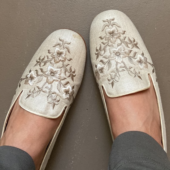 Joan & David embroidered slip on vintage - Picture 3 of 5